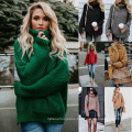 New Arrivals Winter Long Sleeve Turtleneck Knit Women′s Sweater Tops